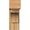 Ekena Millwork Westlake Block Rough Sawn Bracket w/ Offset Brace, Western Red Cedar, 8"W x 22"D x 22"H BKT0806X22X22WTL05RWR - alternate 3